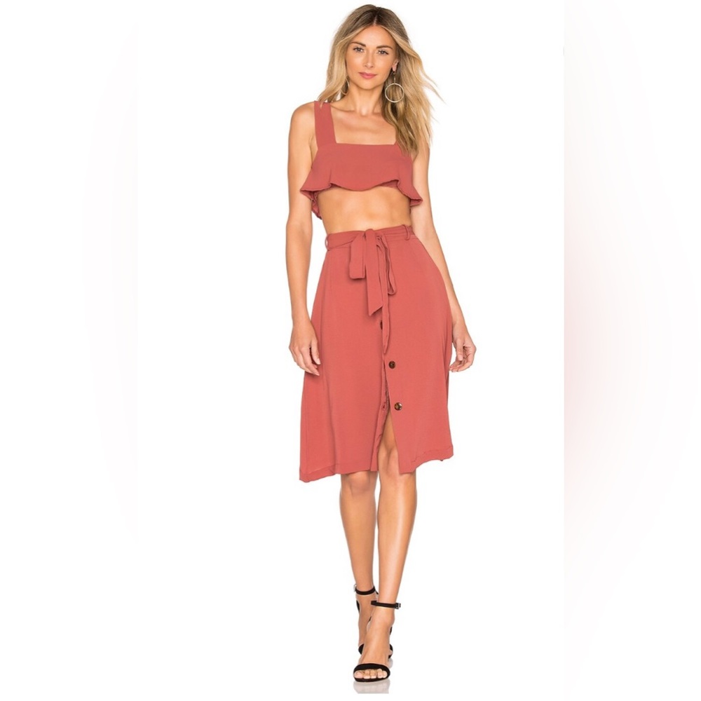 Crop Top + Skirt Set - Revolve - NWT